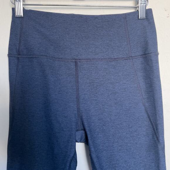 Outdoors Voices Leggings Small Seam Heather Blue High Rise Performance RN147908 - Picture 3 of 6